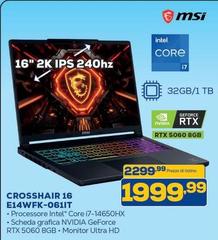 Msi - Crosshair 16 E14WFK-0611T