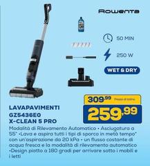 Rowenta - Lavapavimenti Gz5436e0 X-Clean 5 Pro
