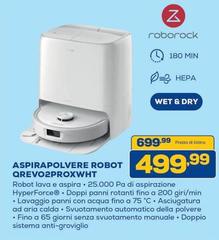 Roborock - Aspirapolvere Robot Grevo2proxwht