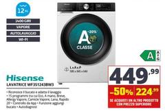 Hisense - Lavatrice WF3S1243BW3 