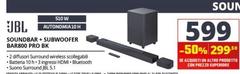 Jbl - Soundbar + Subwoofer BAR800 Pro BK