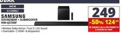 Samsung - Soundbar + Subwoofer HW-QS700F