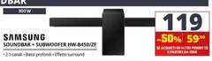 Samsung - Soundbar + Subwoofer HW-B450/ZF