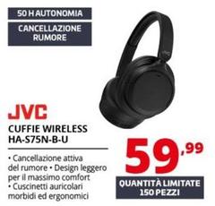Jvc - Cuffie Wireless HA-S75N-B-U