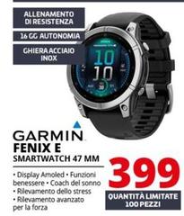 Garmin - Fenix E Smartwatch 47 Mm