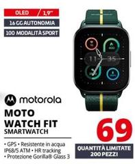 Motorola - Moto Watch Fit Smartwatch