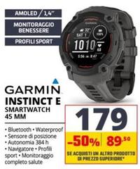 Garmin - Instinct E Smartwatch 45 Mm