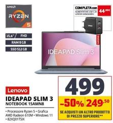 Lenovo - Ideapad Slim 3 Notebook 15AMN8