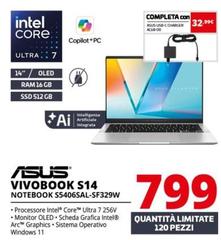 Asus - Vivobook S14 Notebook S5406SAL-SF329W 