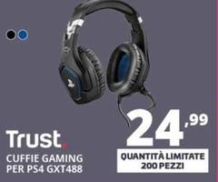 Trust - Cuffie Gaming Per PS4 GXT488