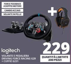 Logitech - Volante E Pedaliera Driving Force Racing G29 + Cuffie G231