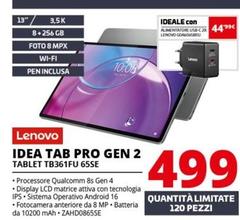 Lenovo - Idea Tab Pro Gen 2 Tablet TB361FU 65SE