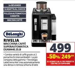 De Longhi - Rivelia Macchina Caffè Superautomatica EXAM440.35.B