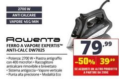 Rowenta - Ferro A Vapore Expertis™ Anti-Calc DW7025 
