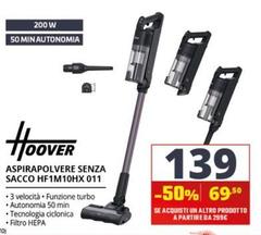 Hoover - Aspirapolvere Senza Sacco HF1M10HX 011