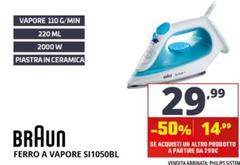Braun - Ferro A Vapore SI1050BL