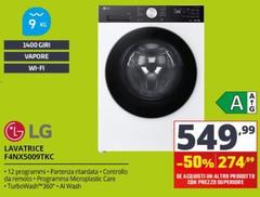 LG - Lavatrice F4NX5009TKC 