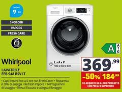 Whirlpool - Lavatrice FFB 948 BSV IT 