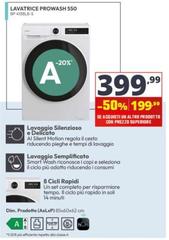 Candy - Lavatrice ProWash 550 BP 413BL8-S 