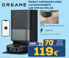Dreame - Robot Aspirapolvere Lavapavimenti L40 Vim Ultra Ae