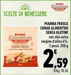 Benessere - Piadina Fresca Alimentum Senza Glutine