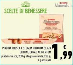 Piadina Fresca E Sfoglia Rotonda Senza Glutine Alimentum