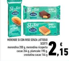 Scotti - Merende Si Con Riso Senza Lattosio