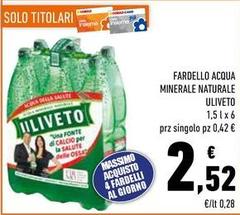 Uliveto - Fardello Acqua Minerale Naturale