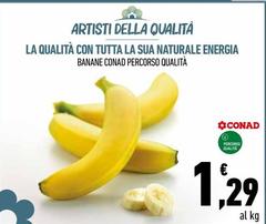 Energia - La Qualità Con Tutta La Sua Naturale  Banane Percorso Qualità