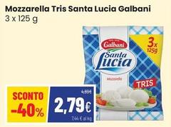 Galbani - Mozzarella Tris Santa Lucia