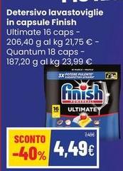 Finish - Detersivo Lavastoviglie In Capsule
