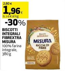 Misura - Biscotti Integrali Fibrextra
