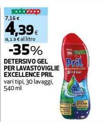 Pril - Detersivo Gel Per Lavastoviglie Excellence