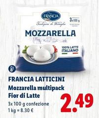 Francia - Mozzarella Multipack Fior Di Latte