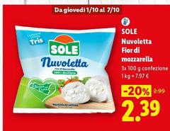Sole - Nuvoletta Fior Di Mozzarella