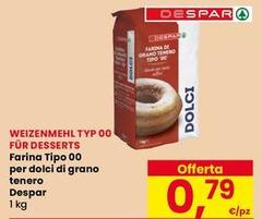 Despar - Farina Tipo 00 Per Dolci Di Grano Tenero