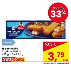 Findus - 18 Bastoncini Capitan