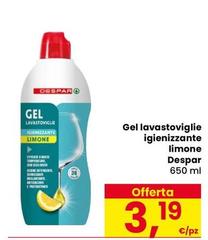 Despar - Gel Lavastoviglie Igienizzante Limone