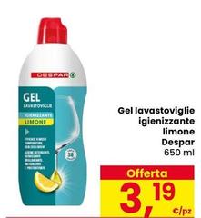 Despar - Gel Lavastoviglie Igienizzante Limone