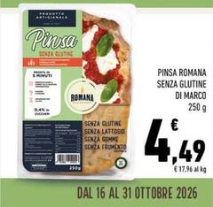 Pinsa -  Romana Senza Glutine