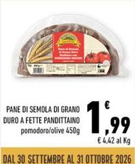 Pandittaino - Pane Di Semola Di Grano Duro A Fette