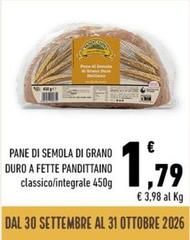 Pandittaino - Pane Di Semola Di Grano Duro A Fette Panditaino