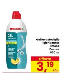 Despar - Gel Lavastoviglie Igienizzante Limone