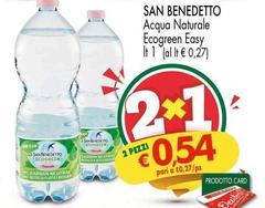 San Benedetto - Acqua Naturale Ecogreen Easy