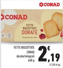 Conad - Fette Biscottate