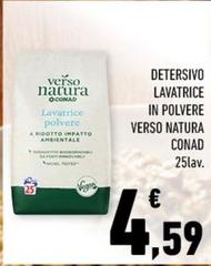 Conad - Detersivo Lavatrice In Polvere Verso Natura