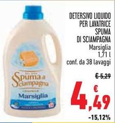 Spuma di Sciampagna - Detersivo Liquido Per Lavatrice