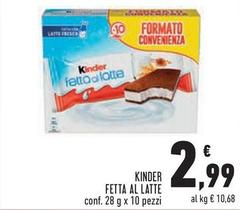 Kinder - Fetta Al Latte