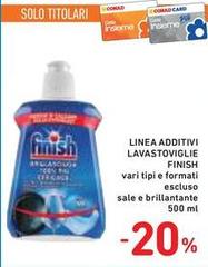 Finish - Linea Additivi Lavastoviglie