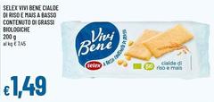 Selex - Vivi Bene Cialde Di Riso E Mais Basso Contenuto Di Grassi Biologiche